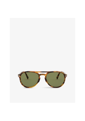Womens Persol Po3235S Pilot-Frame Acetate Sunglasses