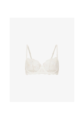 Womens Simone Perele Reve Lace Half-Cup Bra