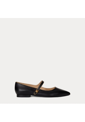 Londyn Metallic-Trim Leather Mary Jane