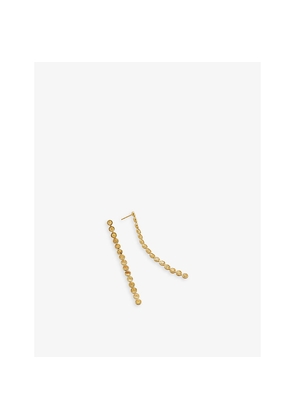 Womens Monica Vinader Cocktail 18ct Yellow Gold-Plated Vermeil Sterling-Silver Earrings