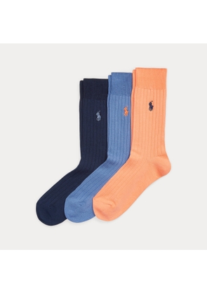 Cotton-Blend Trouser Sock 3-Pack