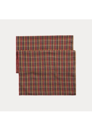 Plaid Double-Faced Cotton Scarf