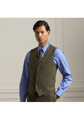 Hand-Tailored Tick-Weave Waistcoat