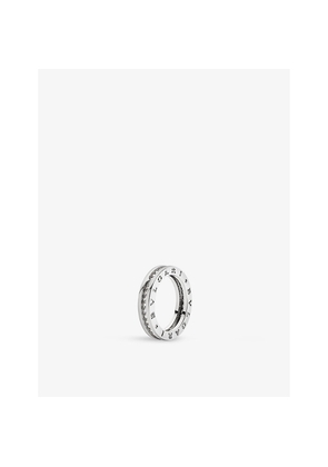 Bvlgari B.Zero1 One-Band 18ct White-Gold and 0.84ct Round-Cut Diamond Ring