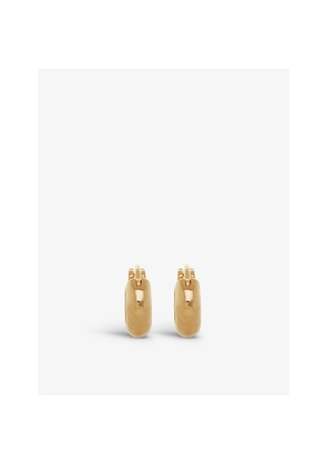 Womens Monica Vinader Siren 18ct Recycled Yellow Gold Vermeil Sterling Silver Earrings