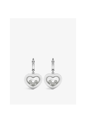 Chopard Happy Diamonds 18ct White-Gold and Diamond Earrings