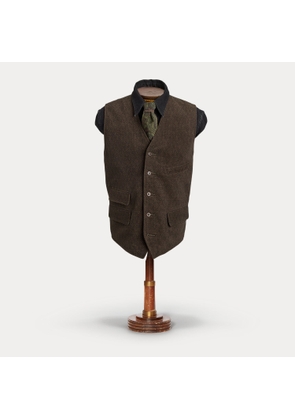 Diamond-Print Moleskin Waistcoat