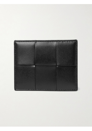 Bottega Veneta - Intrecciato Leather Cardholder - Men - Black