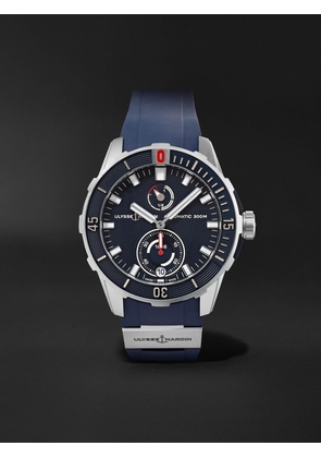 Ulysse Nardin - Diver Chronometer Automatic 42mm Stainless Steel and Rubber Watch, Ref. No. 1183-170-3/93 - Men - Black