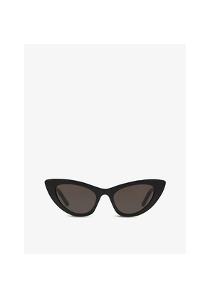 Womens Saint Laurent Sl213 New Wave Lily Acetate Cat-Eye Sunglasses
