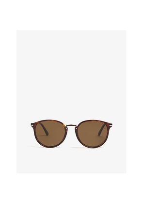 Persol Po3210 Typewriter Edition Round-Frame Sunglasses