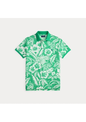 Custom Slim Fit Tropical Mesh Polo Shirt