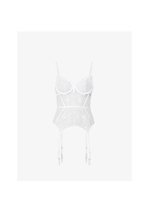 Womens Bluebella Marseille Underwired Stretch-Mesh Basque