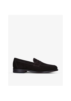 Loake Imperial Strap Suede Loafers