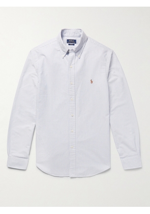 Polo Ralph Lauren - Slim-Fit Striped Cotton Oxford Shirt - Men - Blue - XS