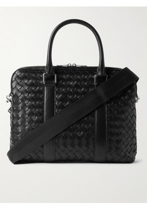 Bottega Veneta - Intrecciato Leather Briefcase - Men - Black