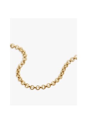 Womens Monica Vinader Vintage Chain 18ct Recycled Gold-Plated Vermeil Sterling-Silver Bracelet