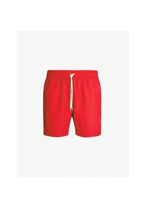 Mens Polo Ralph Lauren Traveller Logo-Embroidered Swim Shorts