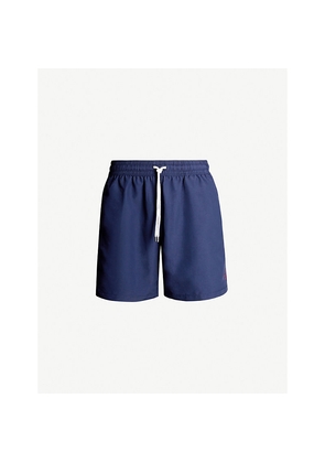Mens Polo Ralph Lauren Traveller Logo-Embroidered Swim Shorts