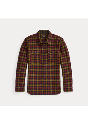 Checked Wool Twill Workshirt