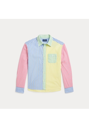 Striped Cotton Poplin Boxy Fun Shirt
