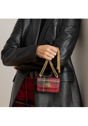 Plaid Nappa Leather Mini Sophee Pouch