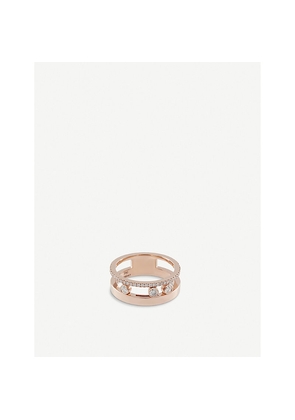 Messika Move Romane 18ct Rose-Gold and Diamond Ring
