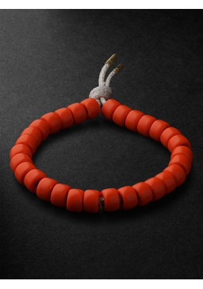 Carolina Bucci - Forte Beads Gold Cornelian Bracelet - Men - Orange