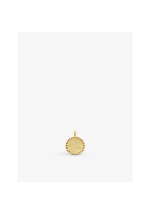 Womens Monica Vinader Deia 18ct Yellow Gold-Plated Vermeil Sterling-Silver Pendant Necklace