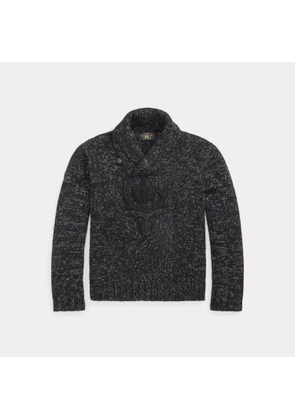 Hand-Embroidered Wool-Linen Jumper