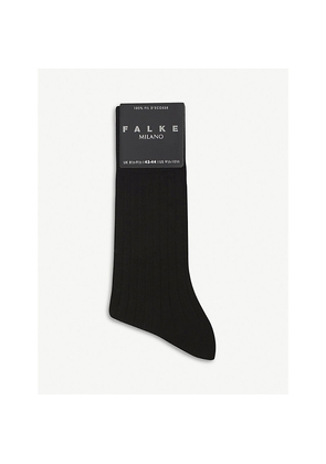 Mens Falke Milano Cotton-Blend Socks