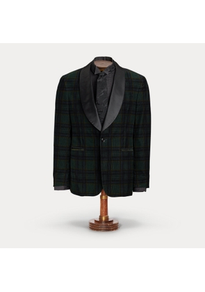 Plaid Corduroy Tuxedo Jacket