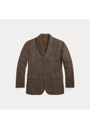 Unconstructed Wool-Blend Blazer