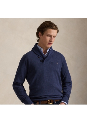 Luxury Jersey Shawl-Collar Pullover