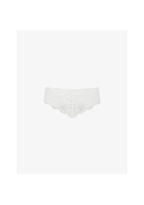 Womens Simone Perele Karma Mid-Rise Stretch-Lace Briefs