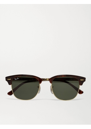 Ray-Ban - Clubmaster Acetate and Gold-Tone Sunglasses - Men - Tortoiseshell