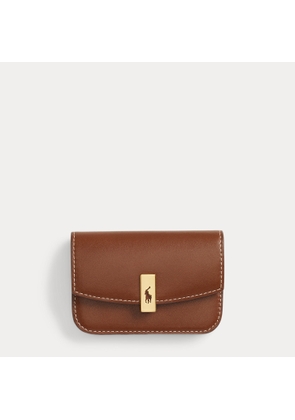 Polo ID Leather Fold-Over Card Case