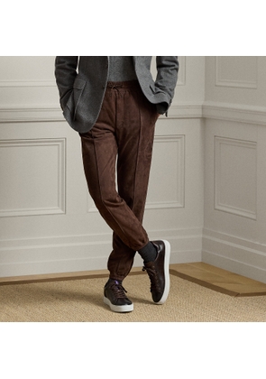 Suede Jogging Bottoms