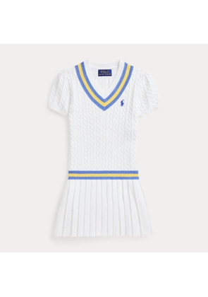 Cricket-Stripe Cotton Jumper Dress