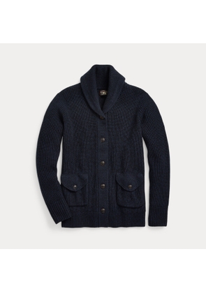 Cashmere Shawl-Collar Cardigan