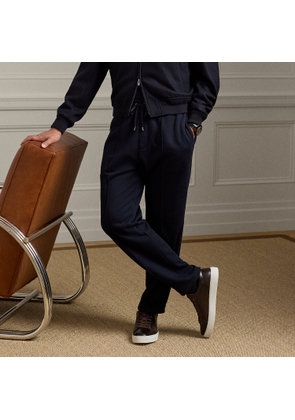 Cotton-Cashmere Fleece Trouser