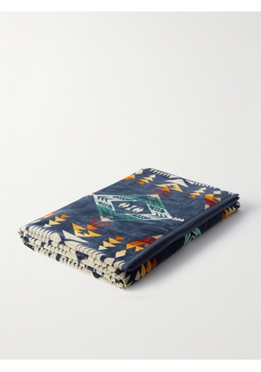 Pendleton - Oversized Cotton-Terry Jacquard Towel - Men - Blue