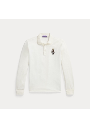 Polo Bear Cotton-Cashmere Polo Shirt