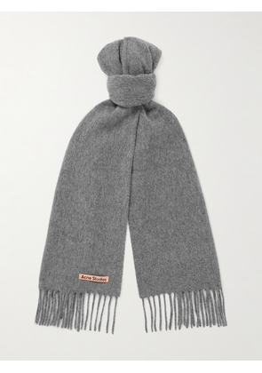 Acne Studios - Canada Skinny Wool Scarf - Men - Gray