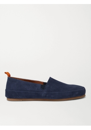 Mulo - Suede Loafers - Men - Blue - UK 6
