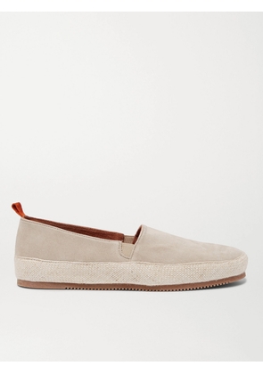 Mulo - Suede Espadrilles - Men - Neutrals - UK 6