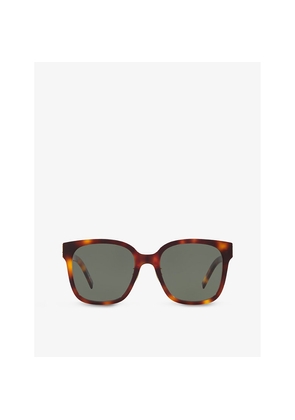 Womens Saint Laurent Ys000465 Cat-Eye Acetate Sunglasses