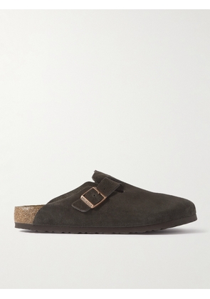 Birkenstock - Boston Suede Clogs - Men - Brown - EU 39