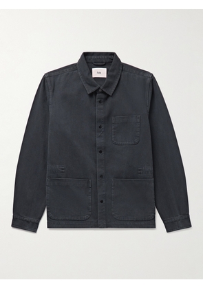 Folk - Assembly Cotton-Twill Overshirt - Men - Black - 1