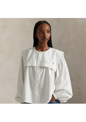 Bib Cotton Oxford Shirt